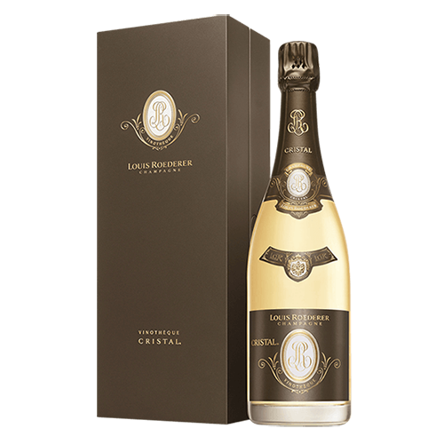 Louis Roederer Cristal Vinotheque Edition Brut Millesime 2002 (Wooden Gift Box)