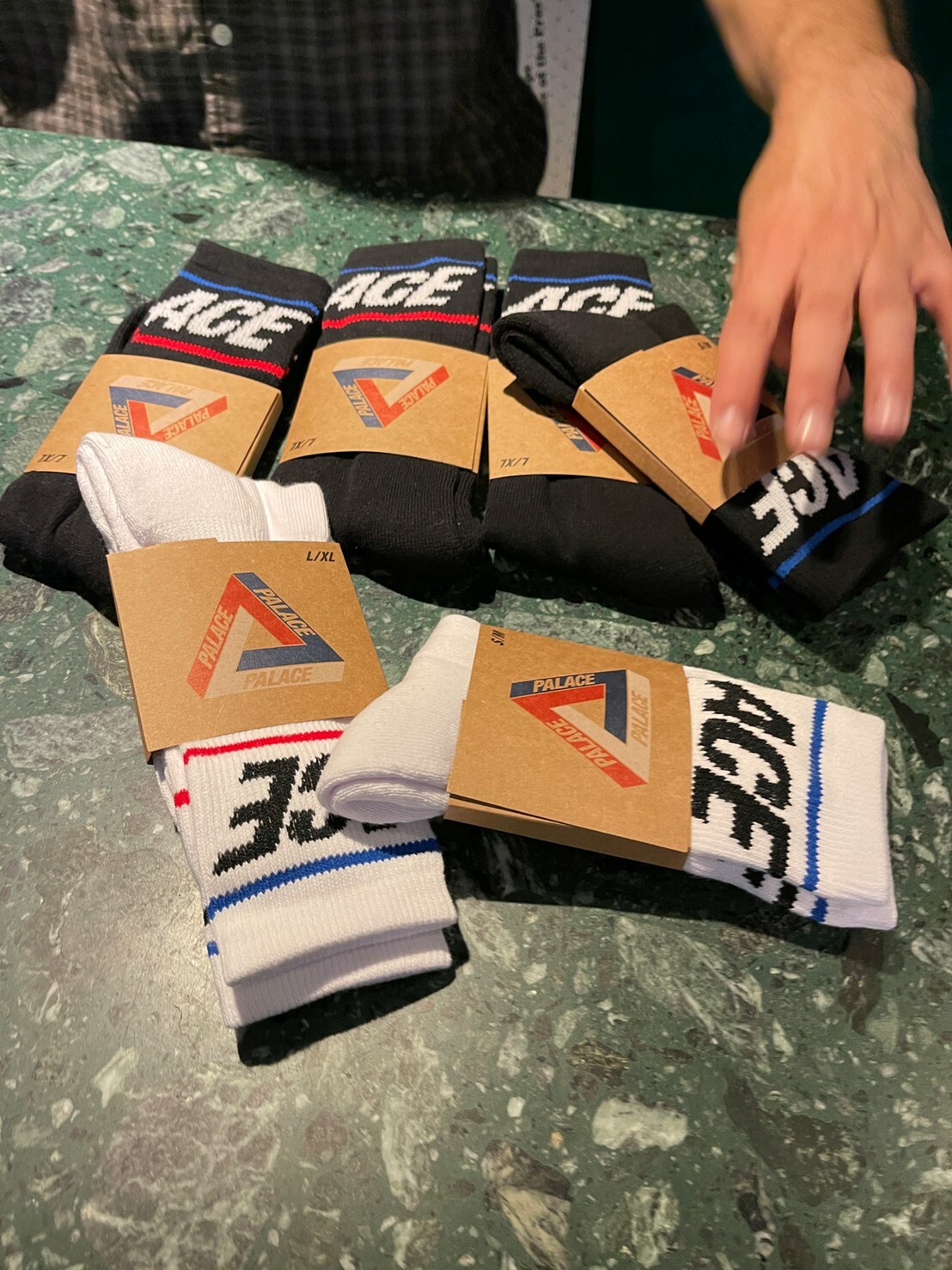 PALACE 經典款字體Logo 長襪