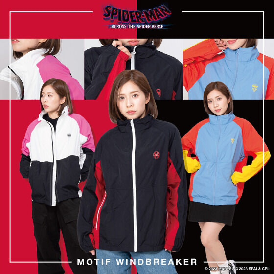 Pbandai 預訂2024/1月 MARVEL/ スパイダーマン:アクロス・ザ・スパイダーバース/ モチーフウィンドブレーカー(全3種)