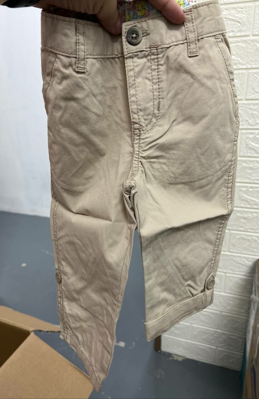 [S] OSHKOSH B’GOSH OP SEPARATES LONG PANT ,BROWN, 888510064473 [FINAL SALES] (SZZ283)