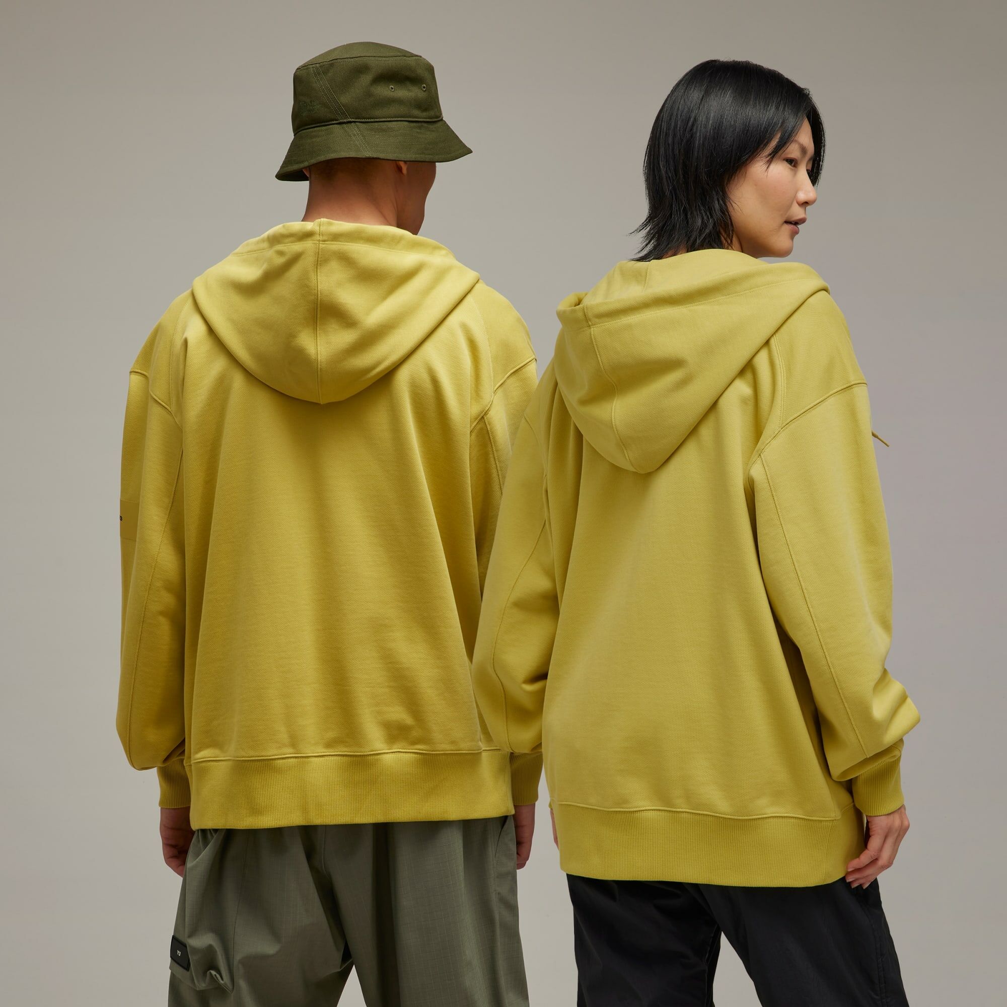 【 Y-3 FT ZIP HOODIE 拉帽外套 - 芥末黃 】