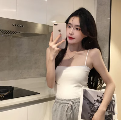 加絨加厚吊帶背心