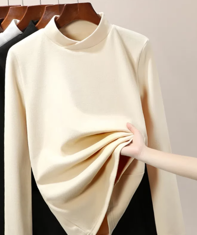 Fleece long sleeve T-shirt base layer
