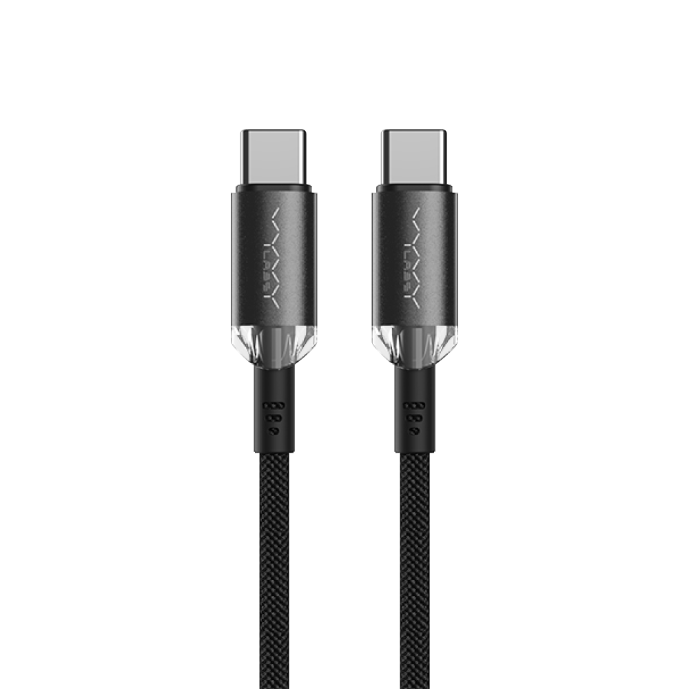 【Vyvylabs】水晶系列 雙Type-C 快充數據線 60W