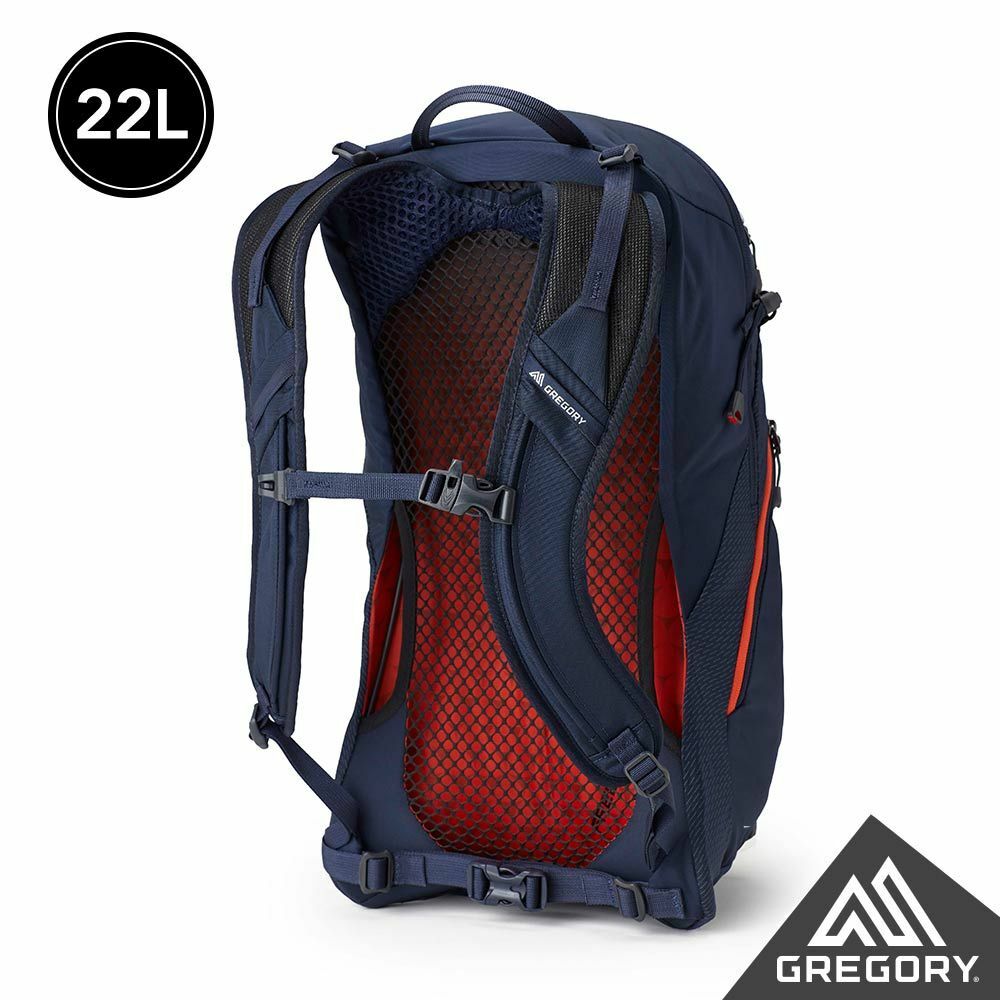 【Gregory】ARRIO多功能登山背包 22L 火花藍、磚石紅、碳黑  / GG138424