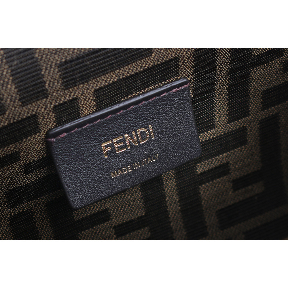 【FENDI】Fendi First 納帕皮革小款手拿包/斜背包(鴿子灰) 8BP129 ABVE F0E65