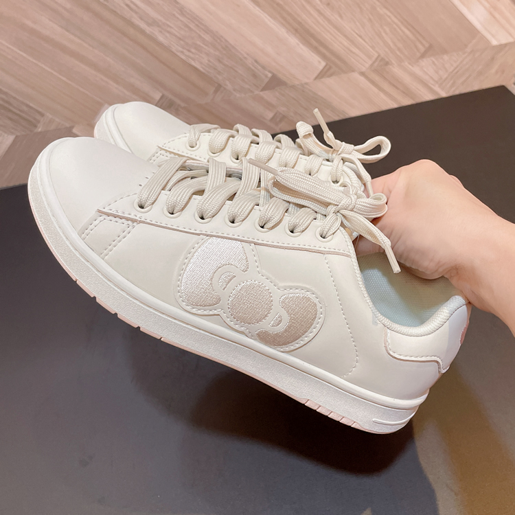 23157-KT Sanrio Hello Kitty 蝴蝶結粉色系列休閒鞋#AS23-923002 卡其色