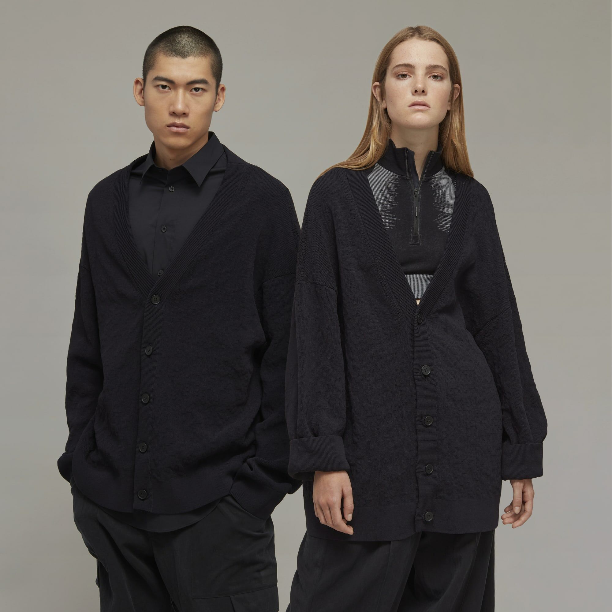 【 Y-3 KNIT CARDIGAN 針織開襟衫 - 黑 】