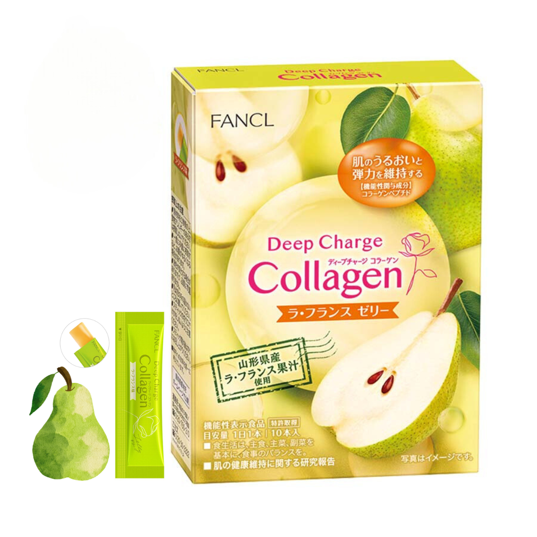 [限定] FANCL Deep Charge Collagen Jelly 3000mg 膠原蛋白啫喱 山形縣產香梨風味