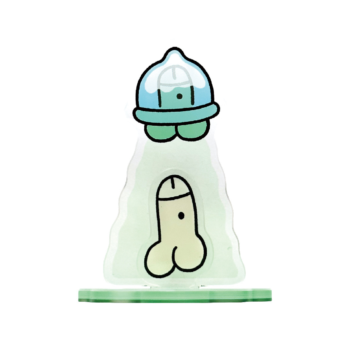 Lanparman｜絕版｜三件組立牌｜保險套UFO