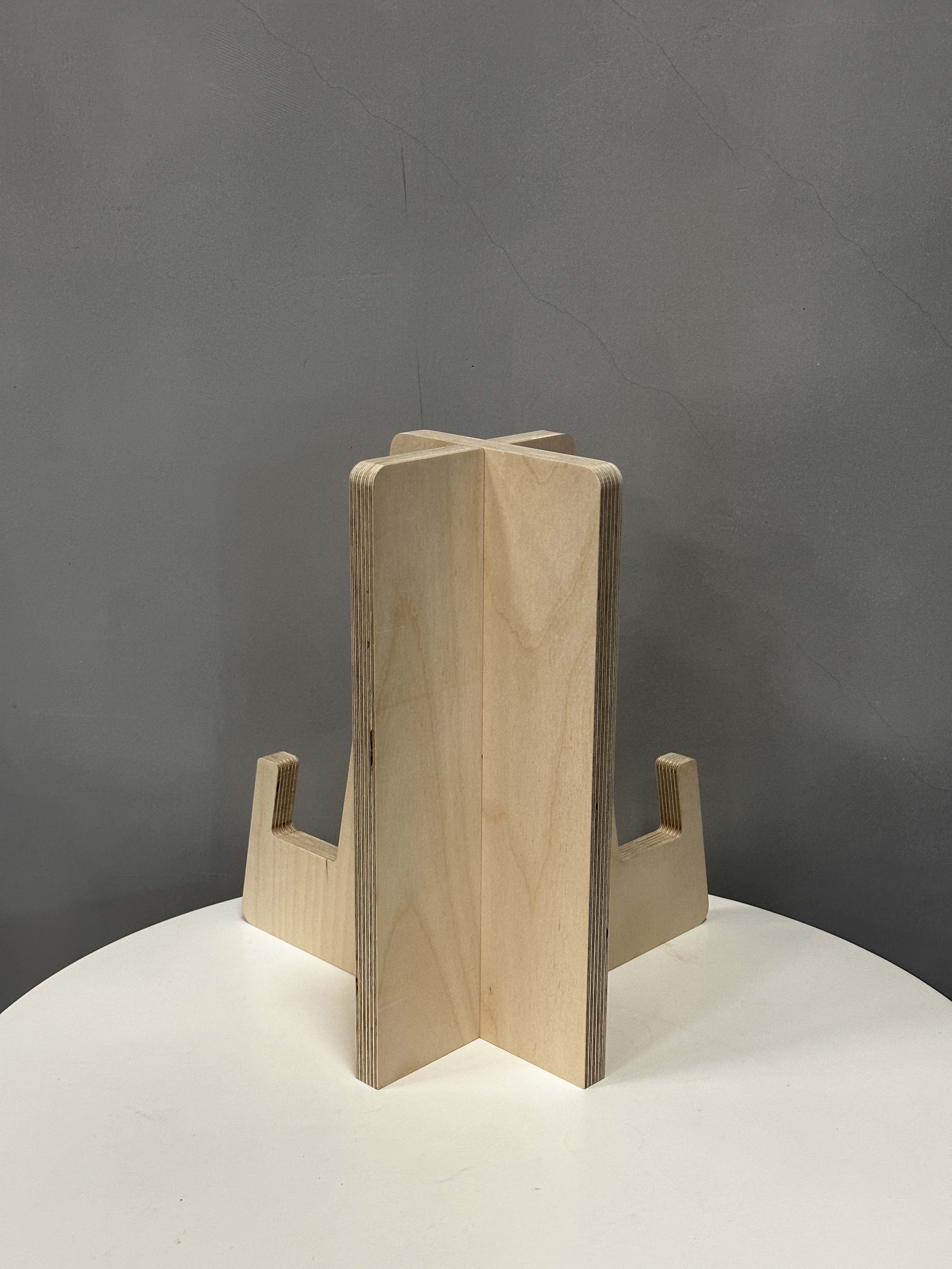 CRAFTZY 原木滑雪板站立展示架