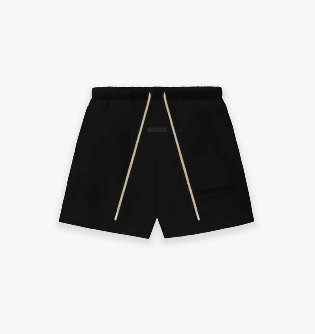 [INSTOCK] Fear Of God Essentials FW23 Core SweatShorts Jet Black
