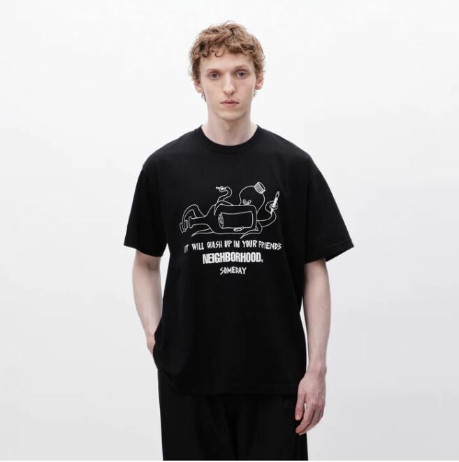 FWENCLUB YUSUKE HANAI NEIGHBORHOOD 聯名 短T 花井祐介 2色 現貨