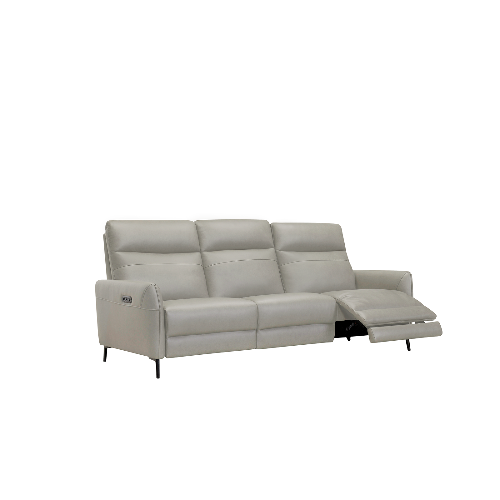 Violino 牛皮雙電動沙發 - 岩灰色〔SFV3430〕【電動沙發/真皮沙發/牛皮沙發】