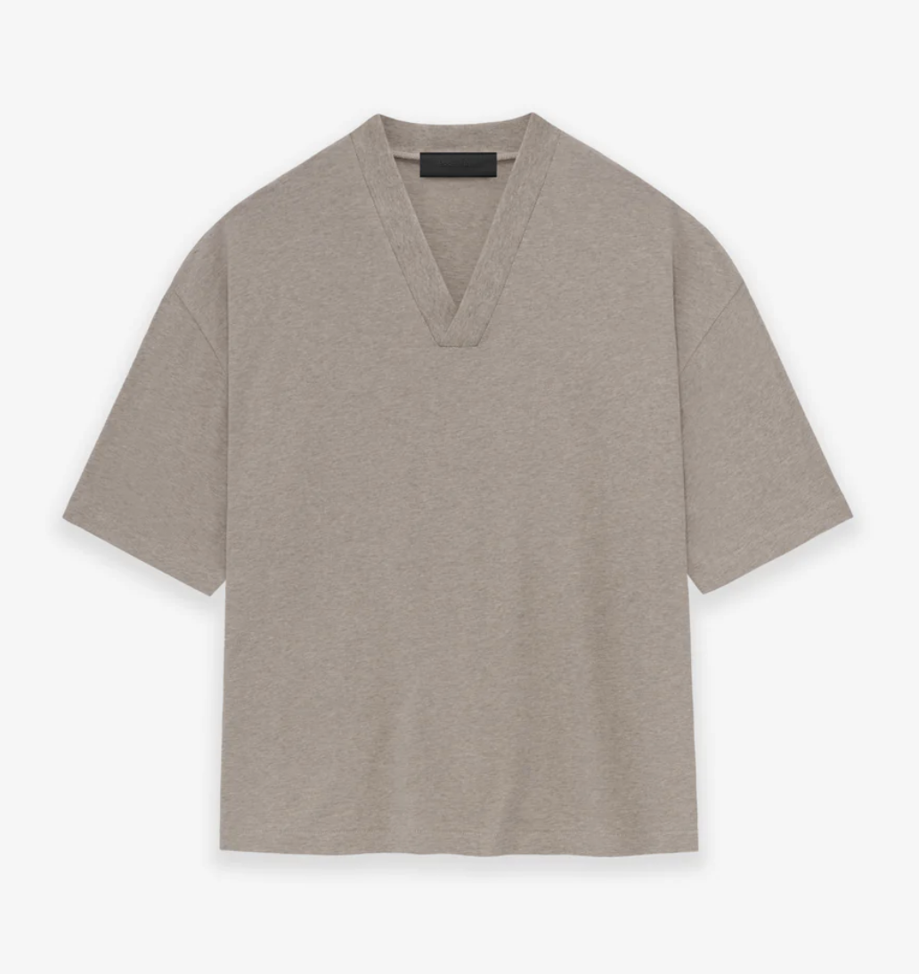 [INSTOCK] Fear Of God Essentials FW23 Core V-Neck Tee Heather Grey