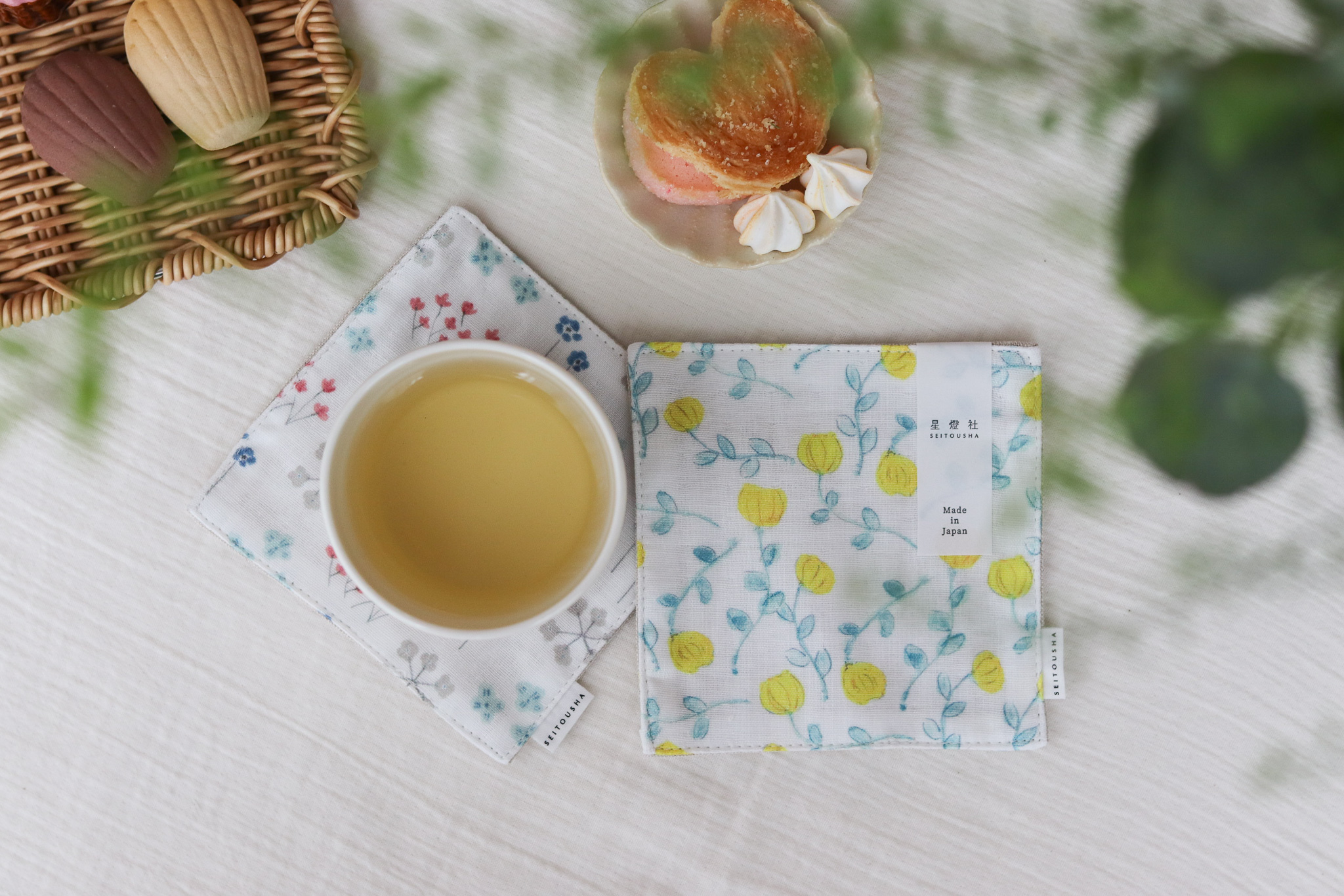 日本 星燈社 秋季 杯墊 茶布