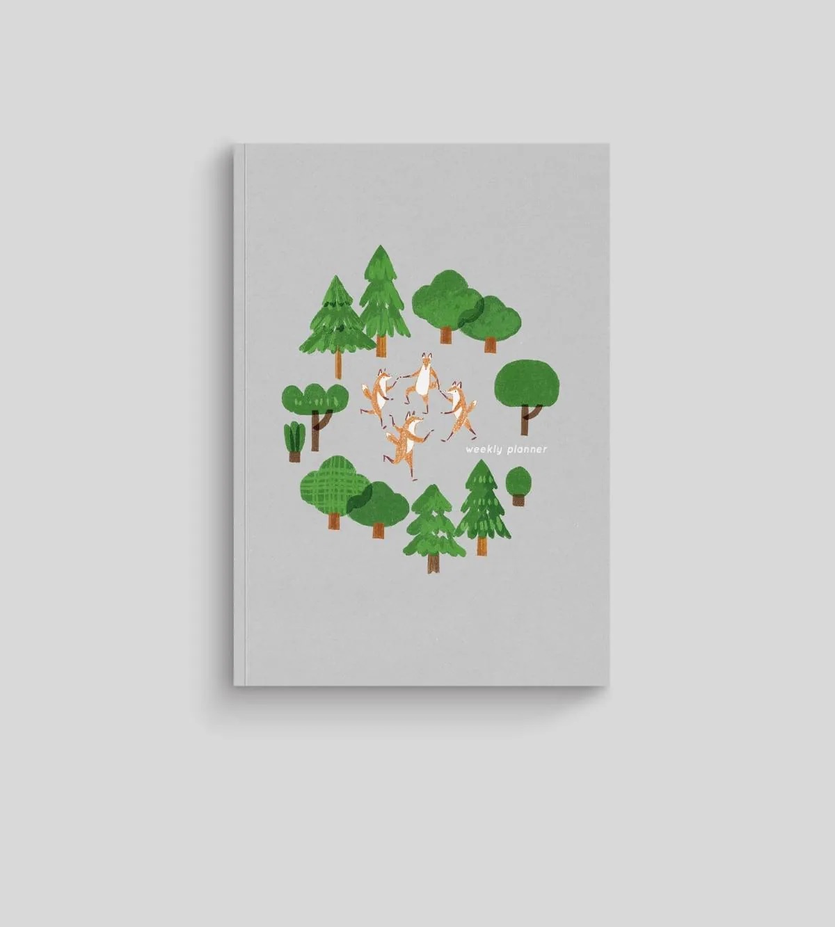 你好工作室．狐吉森森 15weeks八分格記事本 無時效週計畫手帳