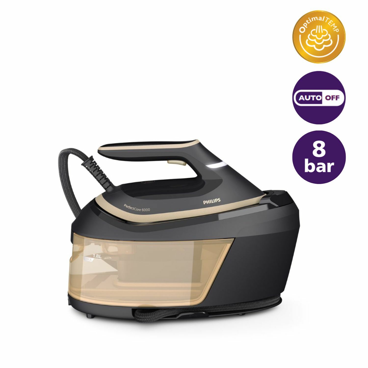 PerfectCare 壓力式蒸氣熨斗 6000系列 PSG6064/86