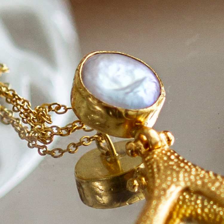 奧地利冶金TheCraftShop 鹿角珊瑚項鍊