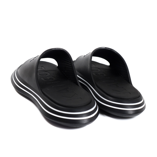 KANGOL 拖鞋 黑白 軟墊拖鞋 休閒 男女 6225162104