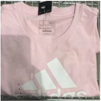 [S] ADIDAS W BOS LOGO T-SHIRT,PINK, IZ2847 (SAD113)