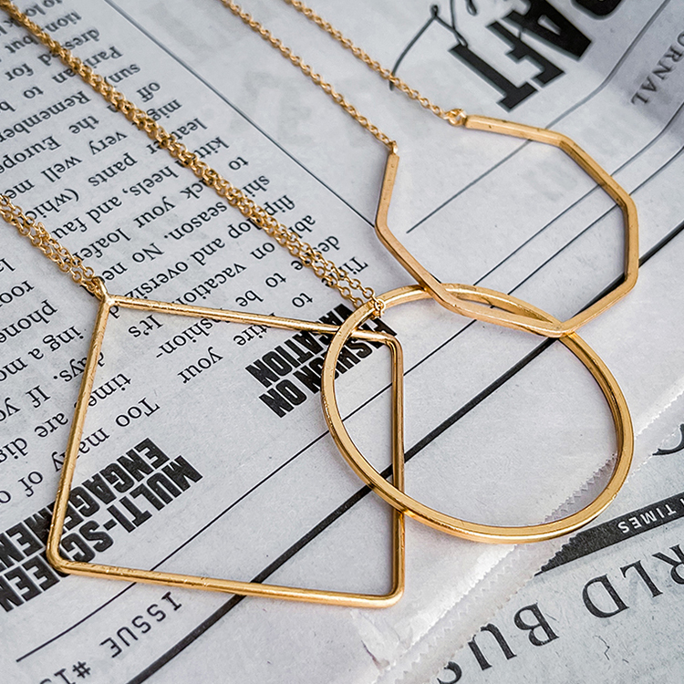 奧地利冶金TheCraftShop 形狀項鍊