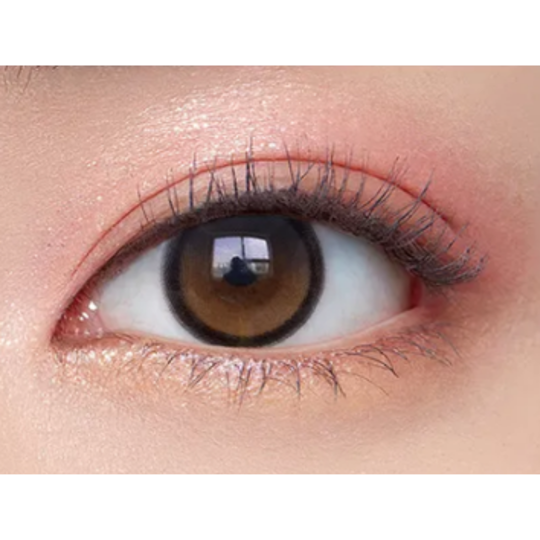 [月拋] OLENS Big Glowy Natural 1 month Moca Brown 月拋彩妝隱形眼鏡｜每盒2片