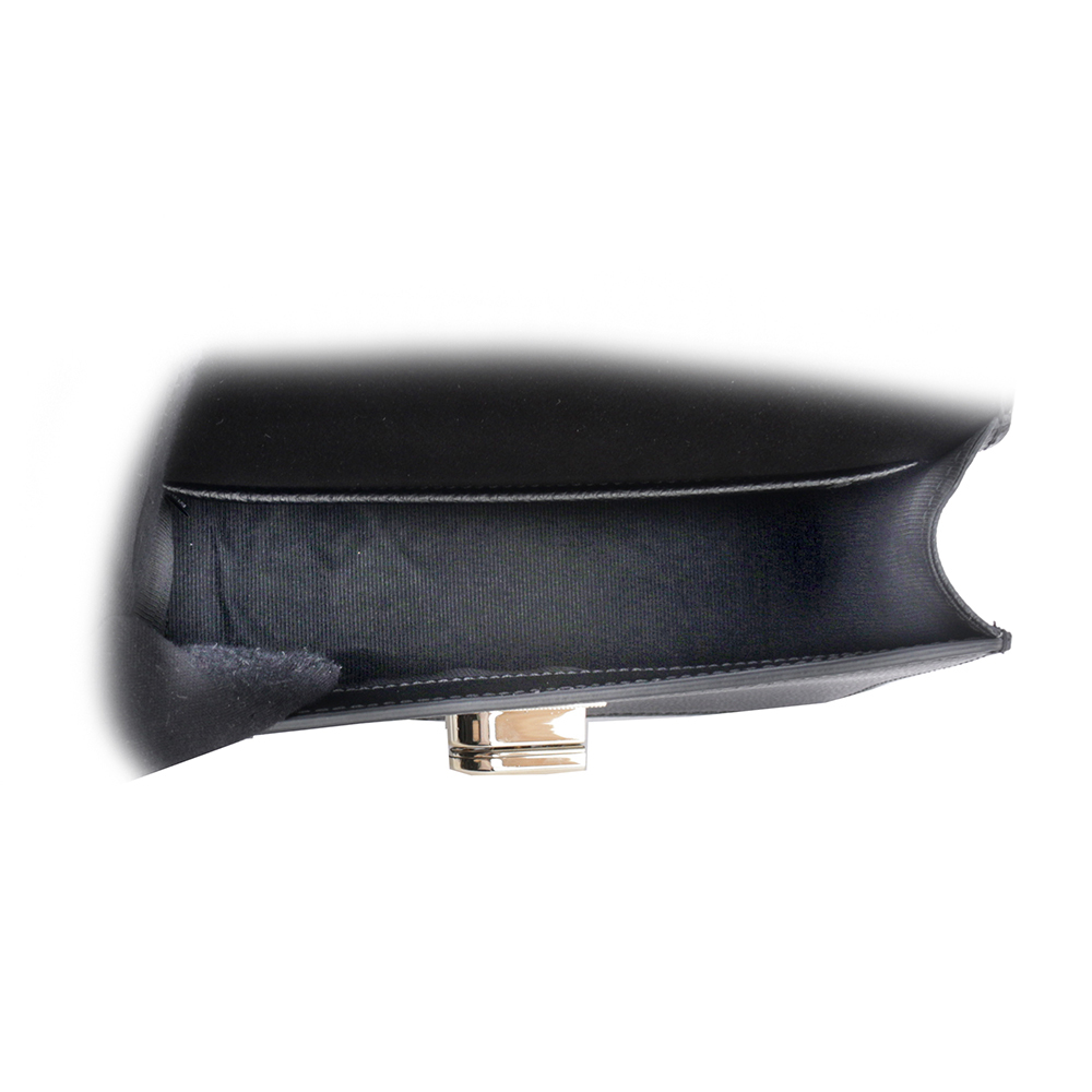 【FURLA】1927 拱門轉釦迷你翻蓋鏈帶二用包(黑色) BAFKACO ARE000 O6000