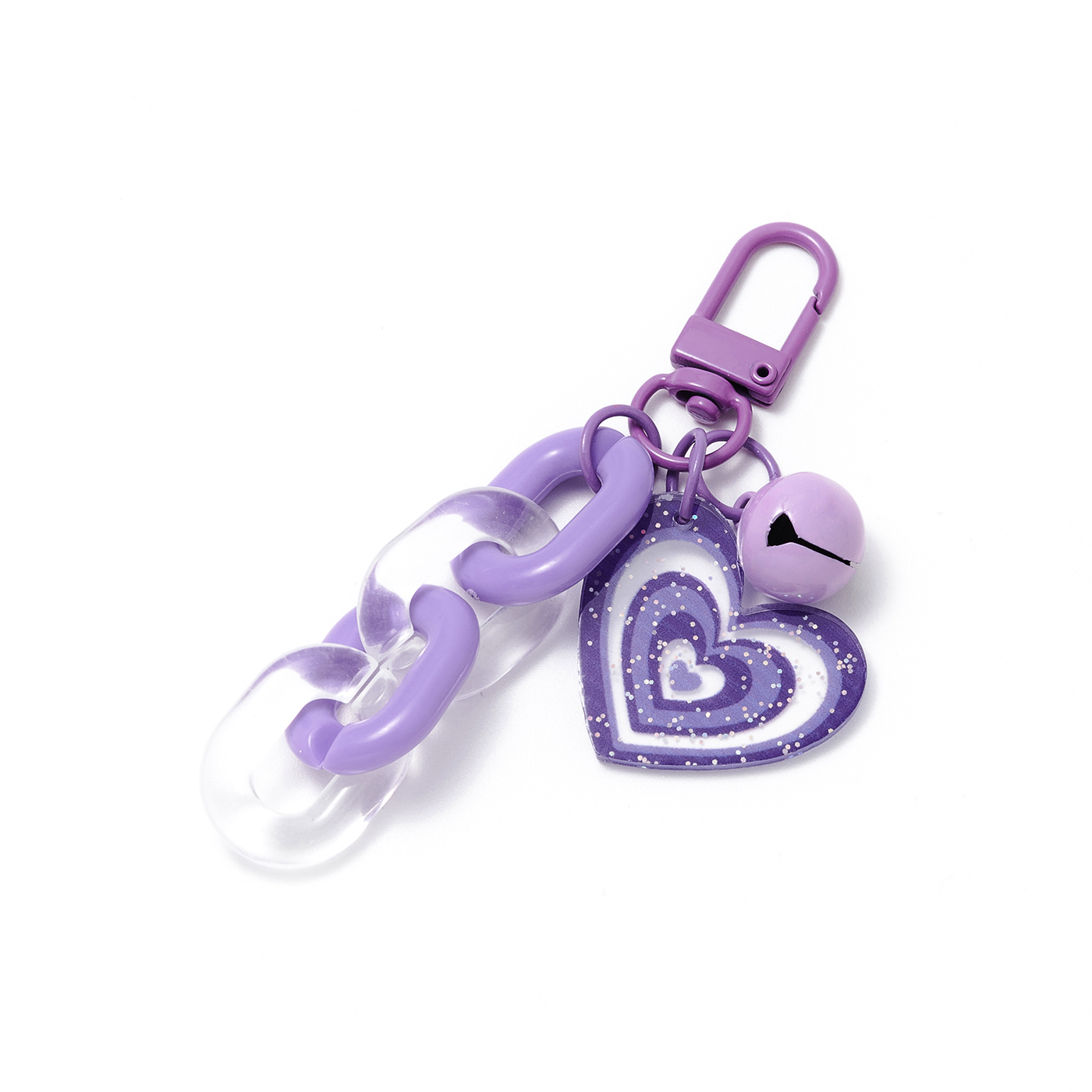 鈴鐺,愛心,壓克力,吊飾,平價飾品