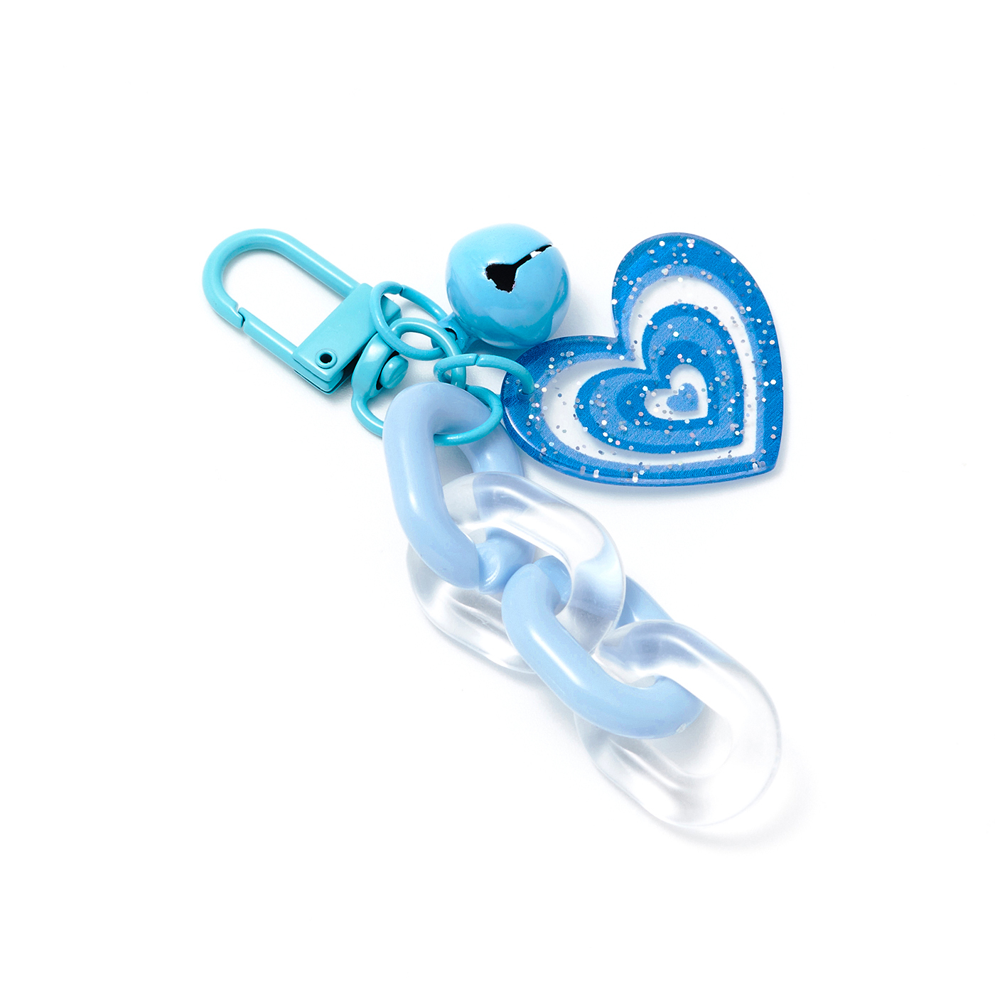 鈴鐺,愛心,壓克力,吊飾,平價飾品