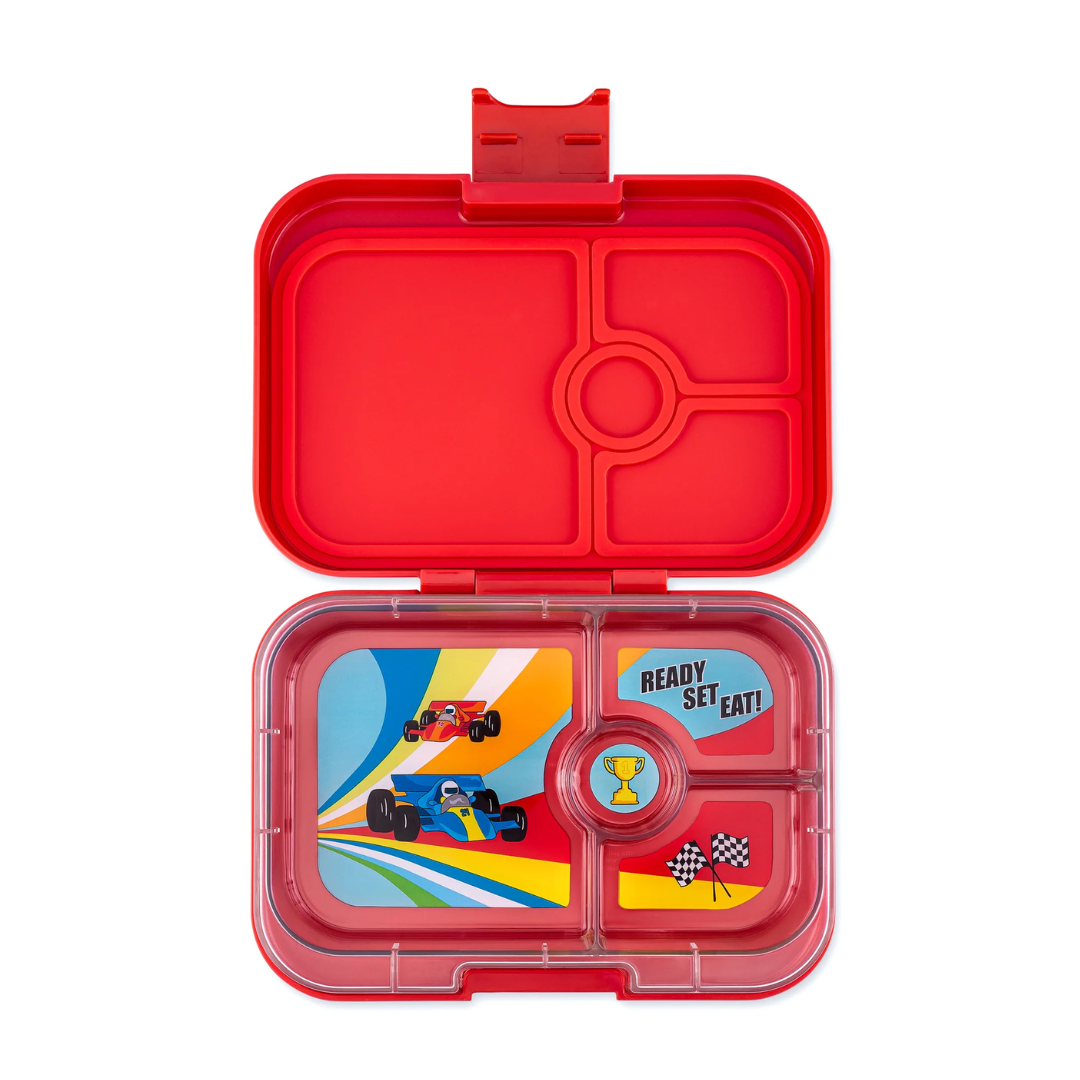 Yumbox Panino 午餐盒 (4格) - Roar Red Race Cars