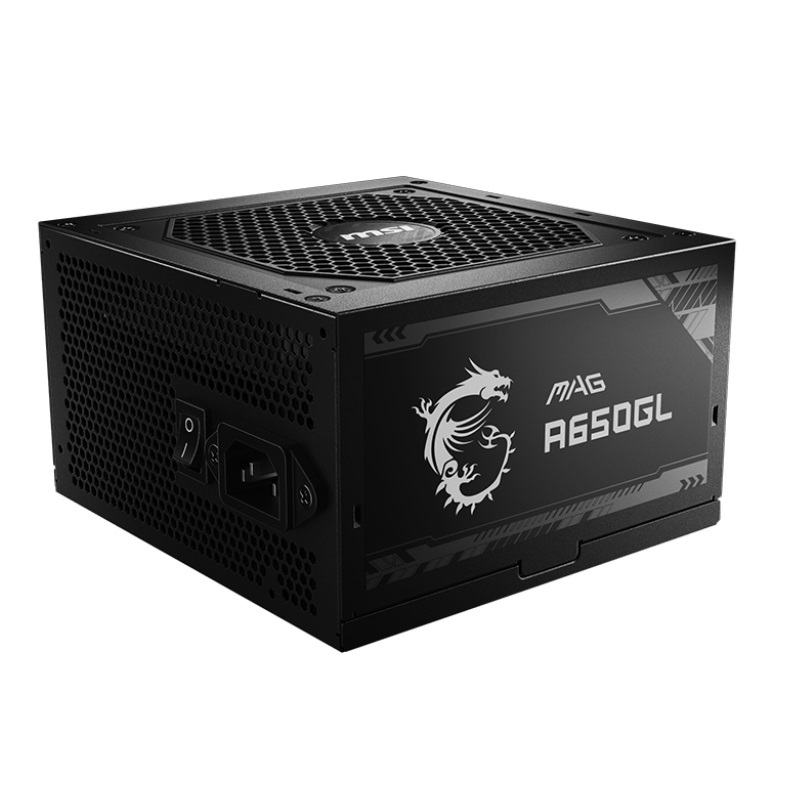 米特3C數位–微星 MAG A850GL/A750GL/A650GL PCIE5 850W/750W/650W 電源供應器