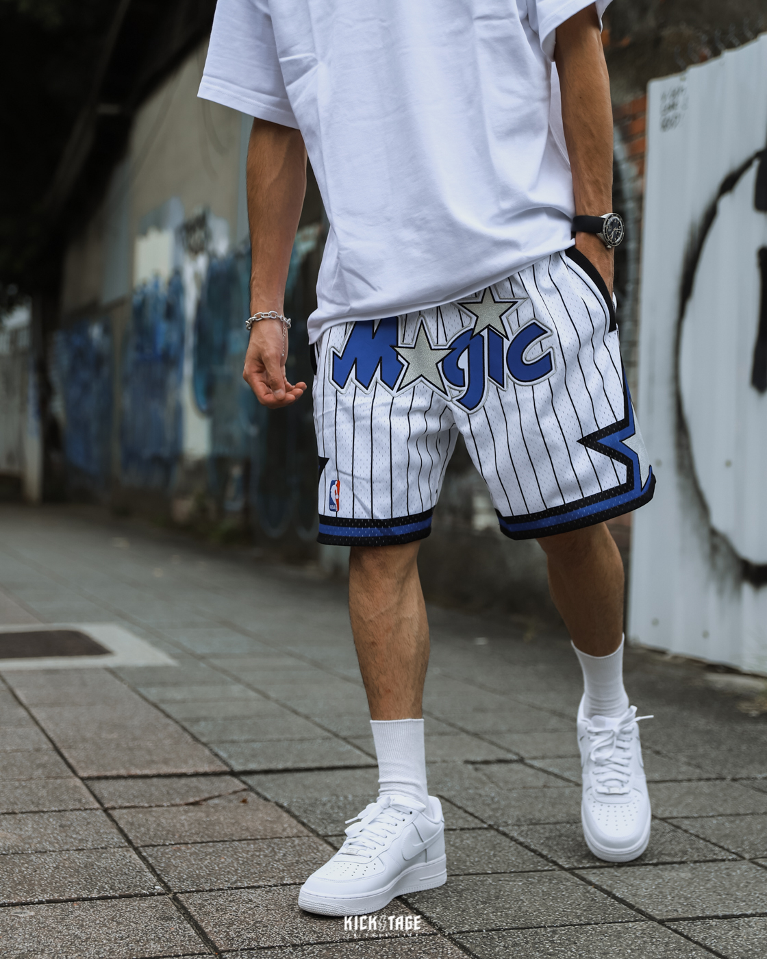 JUST DON x Mitchell & Ness M&N NBA SHORT 1993-94 MAGIC 奧蘭多 白魔術 短褲【MNJD-SH38B】ABshorts