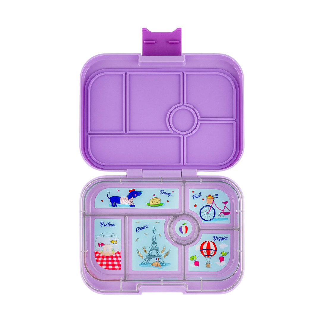 Yumbox Original 午餐盒 (6格) - Lula Purple Paris