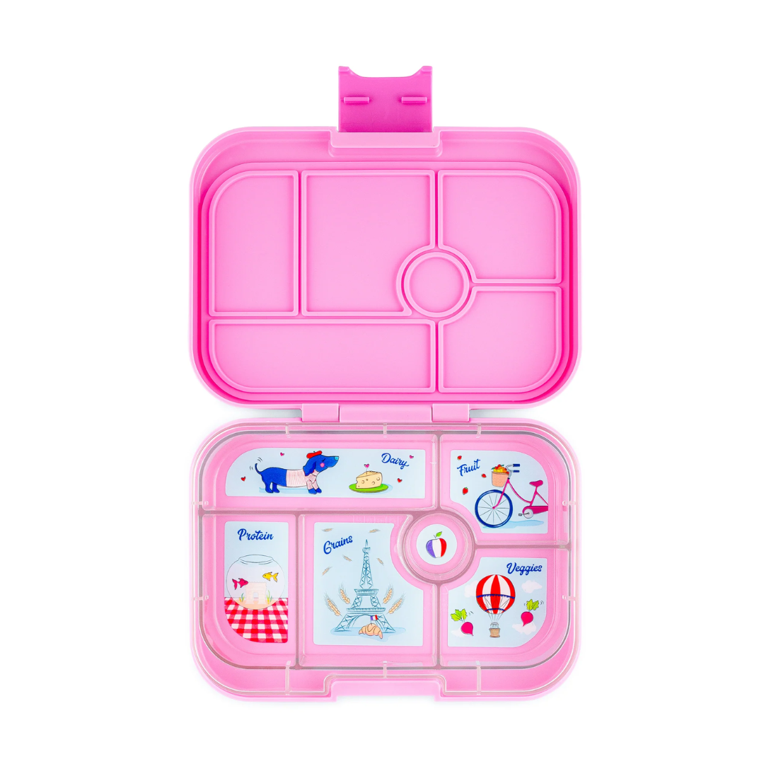 Yumbox Original 午餐盒 (6格) - Fifi Pink Paris