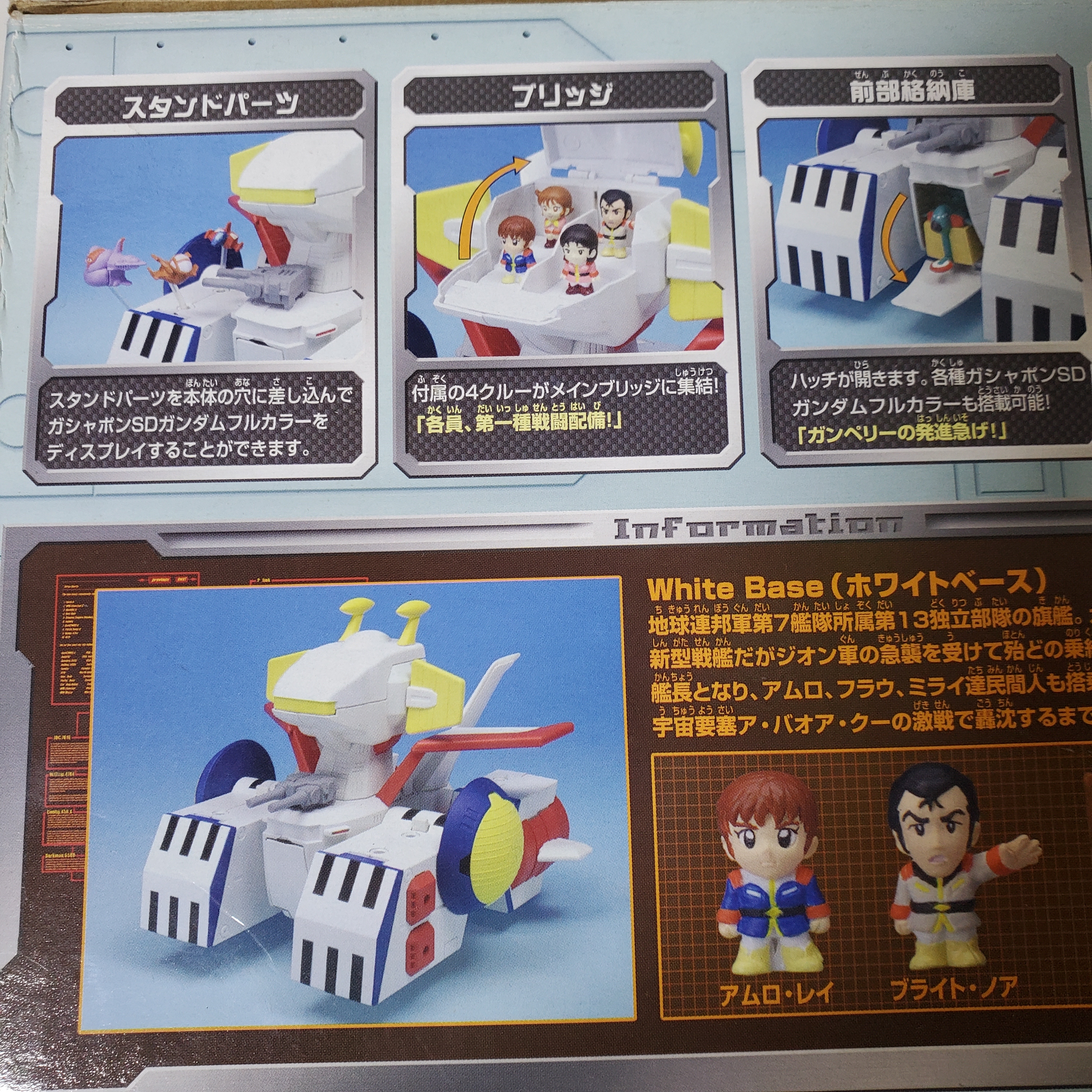 SD 木馬號白色基地WHITE BASE 完成品模型