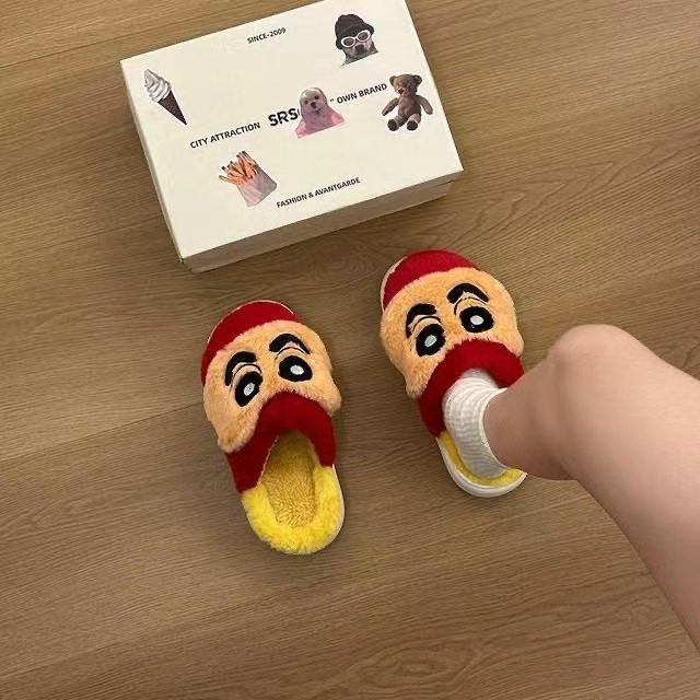 蠟筆小新棉質拖鞋