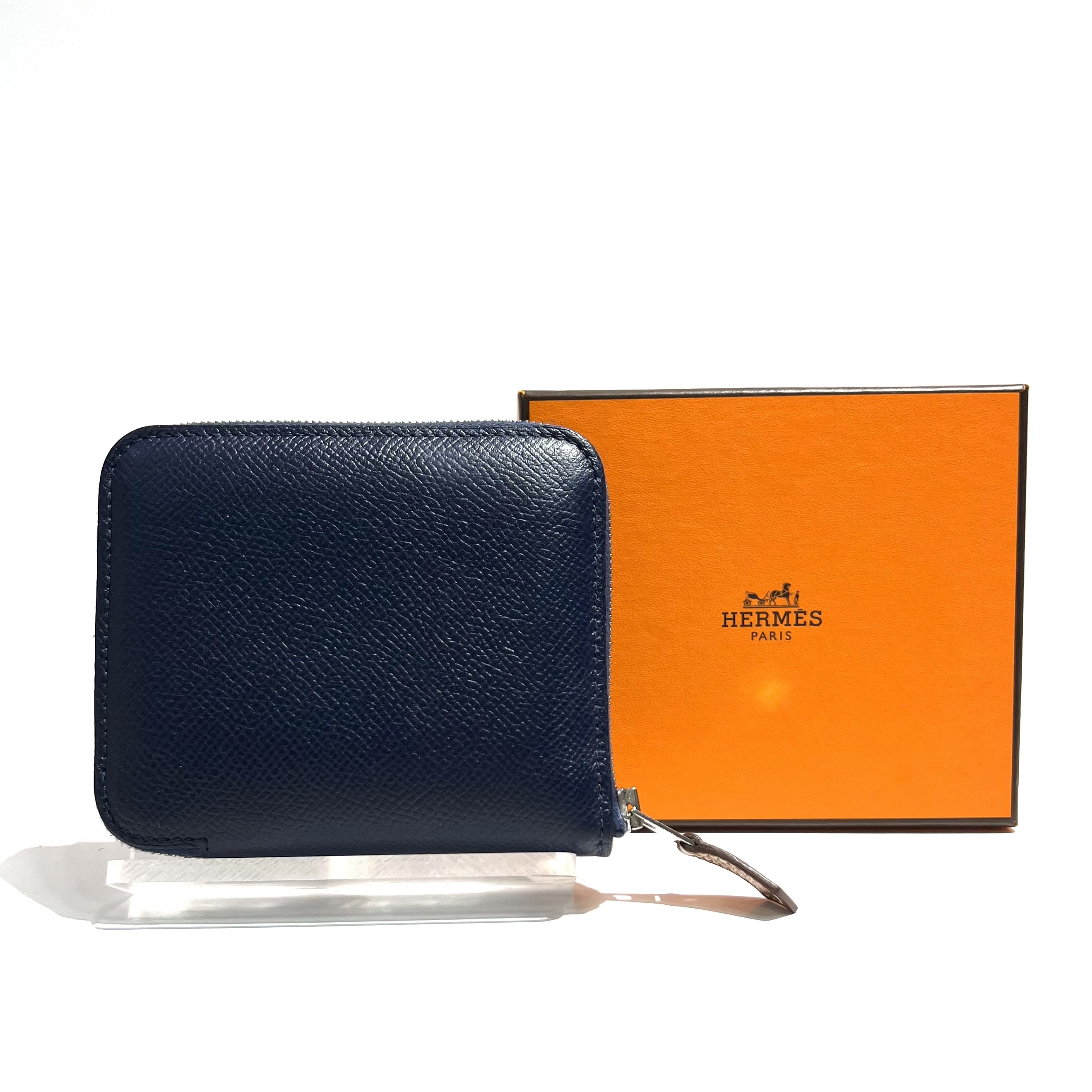 Hermes silk in wallet