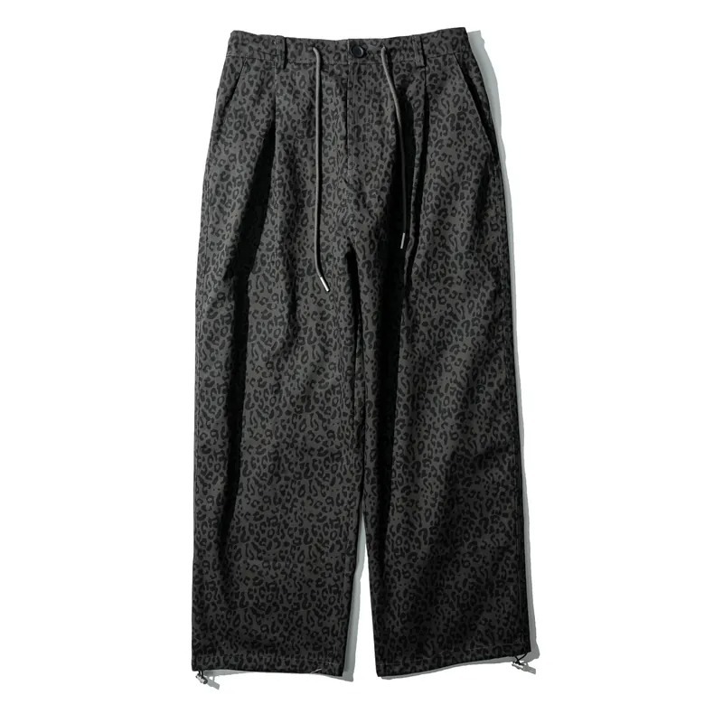 AGILITY Wide Leopard Print Pants 雙色 寬版 豹紋長褲 [L03]