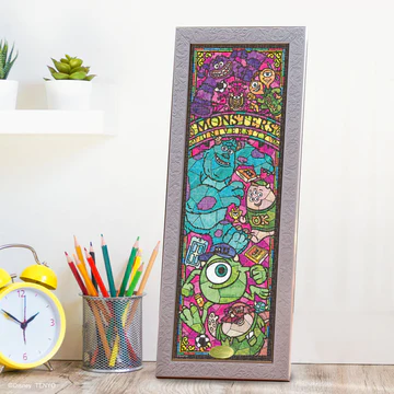 怪物大學彩色玻璃 (透明樹脂)