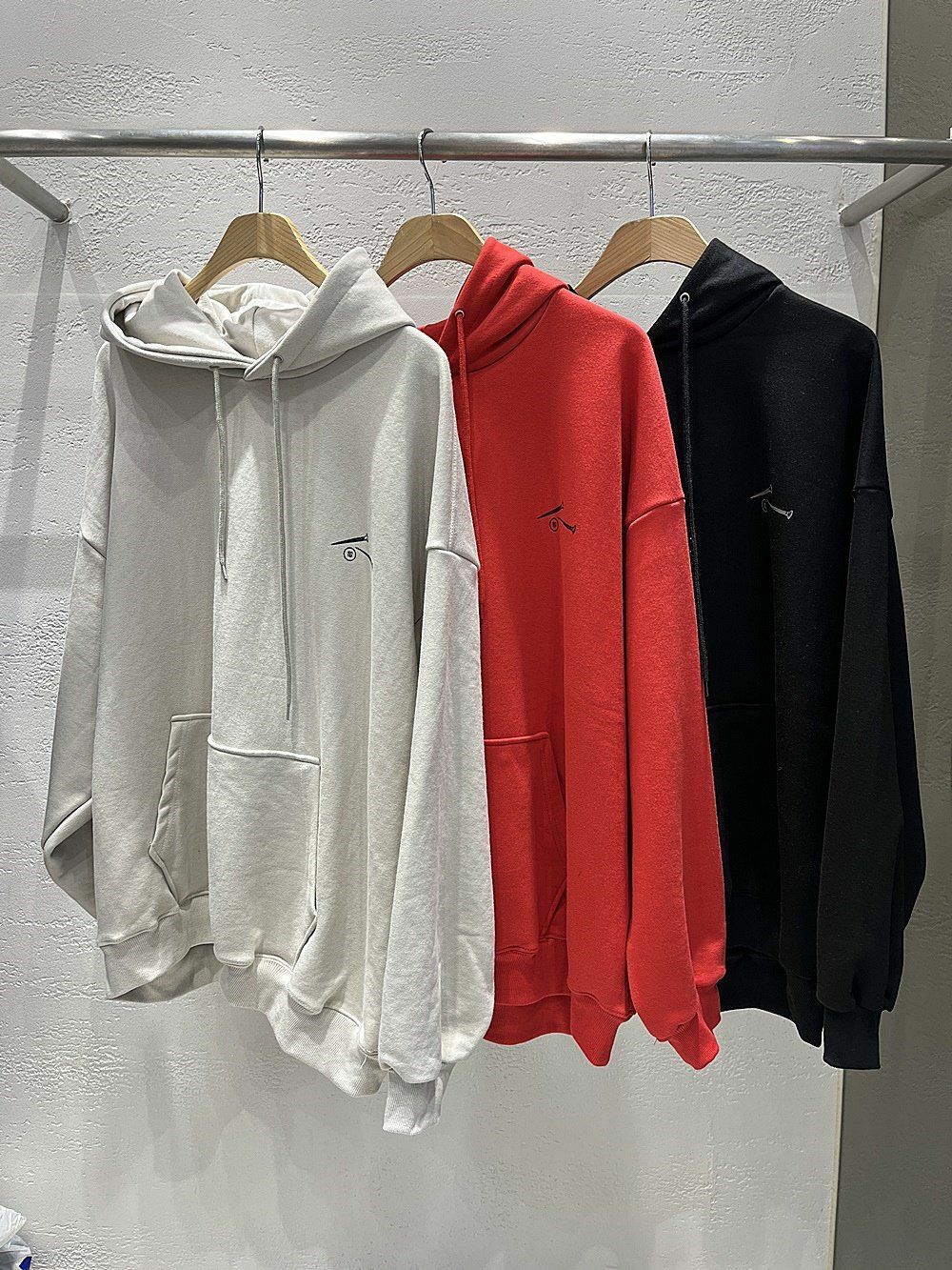 OverSize英文字圖案連帽衛衣 10.GVTY-0053T