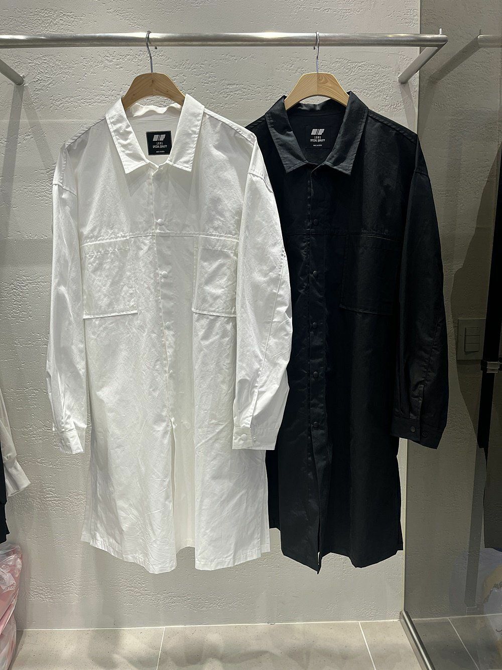 淨色長身長袖恤衫 10.GVTY-0054S