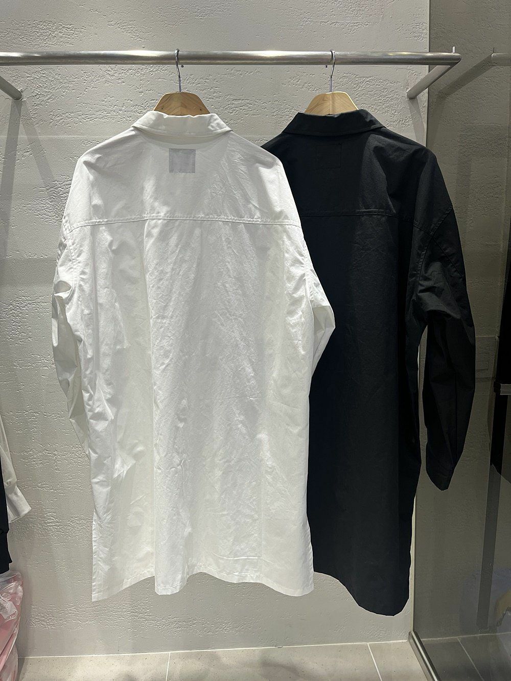 淨色長身長袖恤衫 10.GVTY-0054S