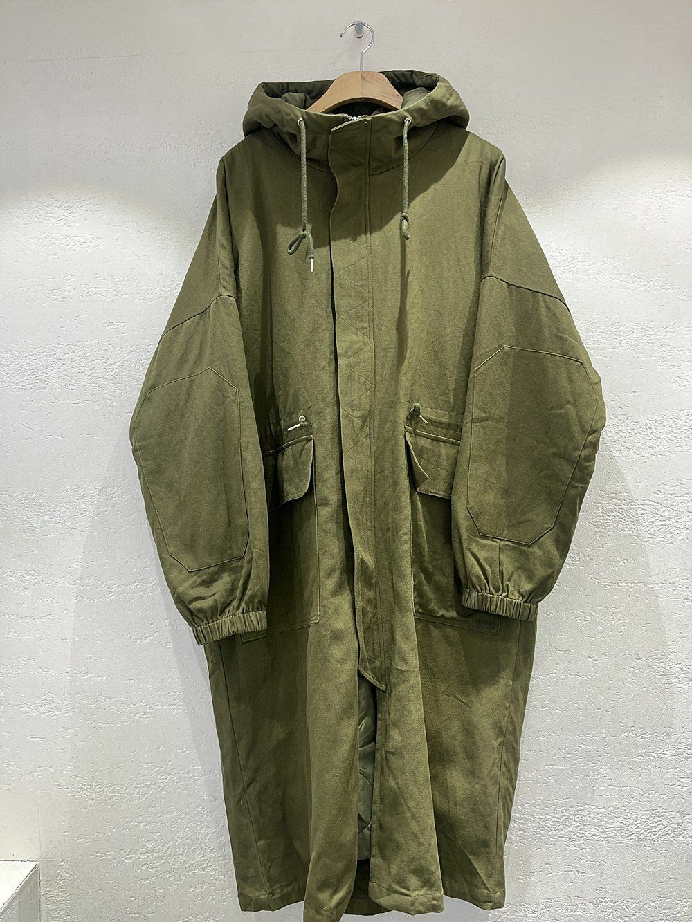 夾棉連帽拉鍊長褸10.GVTY-0055JK