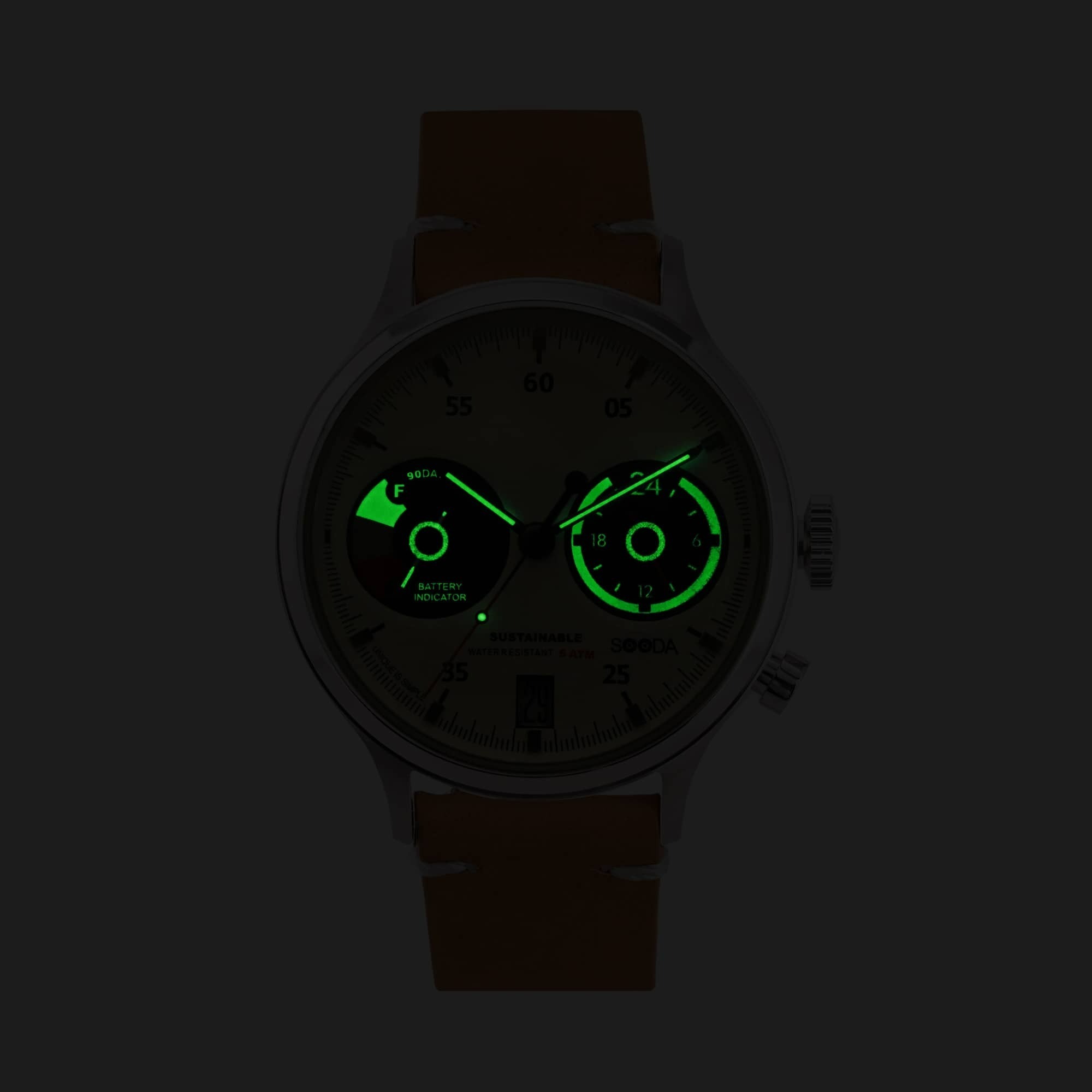 TACS Sooda Solar Power Panda Watch TS2302A