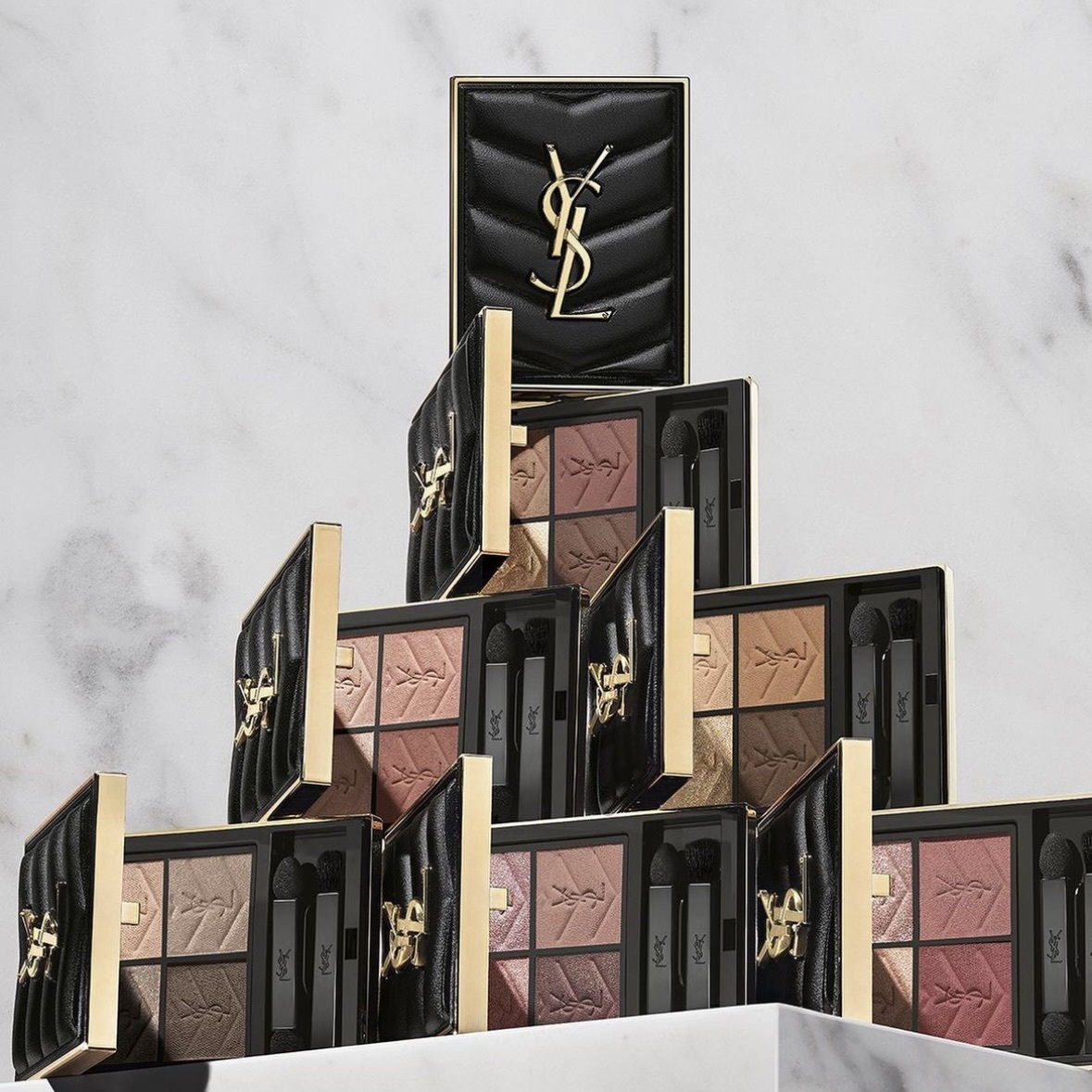 YSL 時尚4色眼影盤
