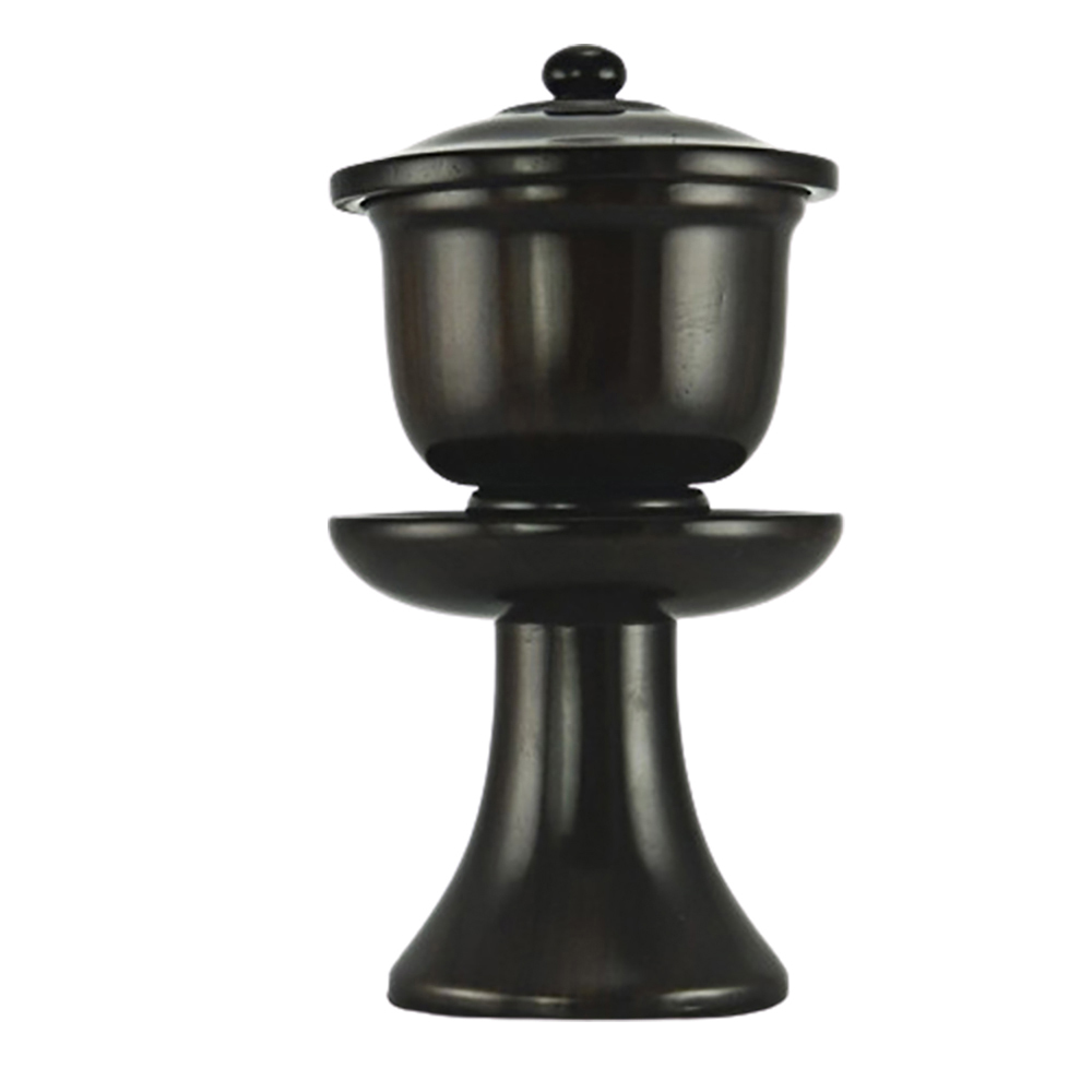 黑檀供飯碗{附不鏽鋼內碗}【十方】111749