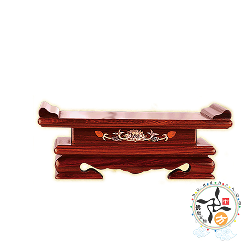 紅檀瑞雲新蓮供水桌8吋【十方】111113