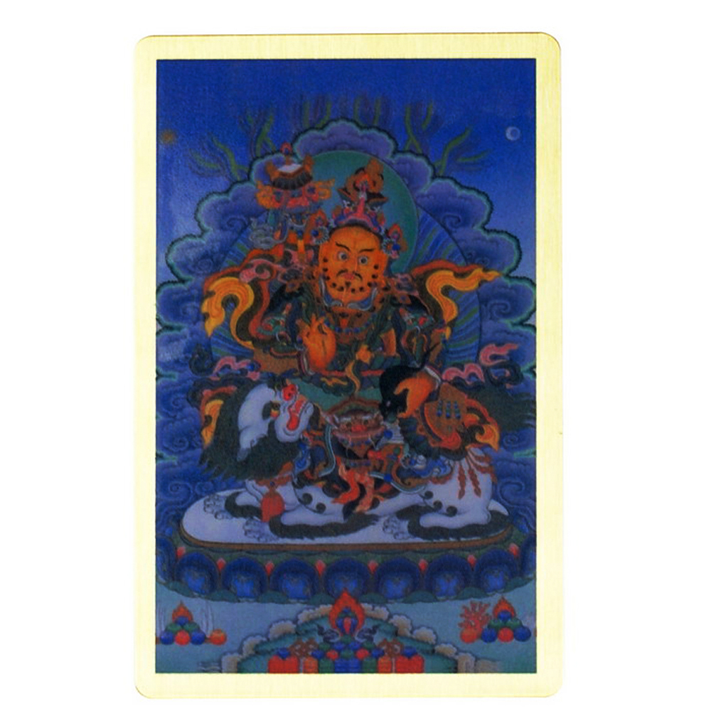 財寶天王 彩繪{銅片}小卡【十方】110597