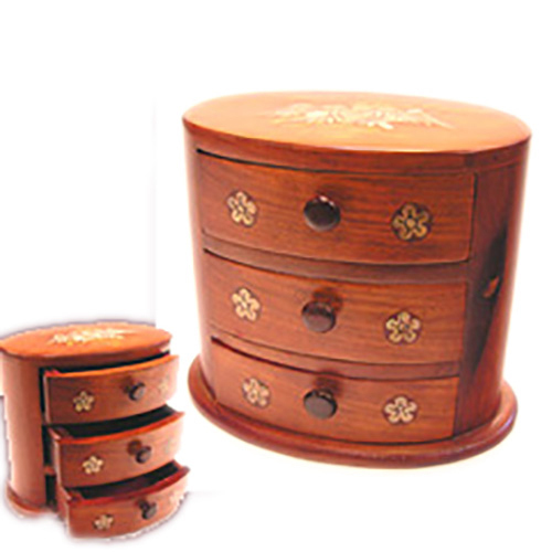 紫檀木圓珠寶盒【十方】113545